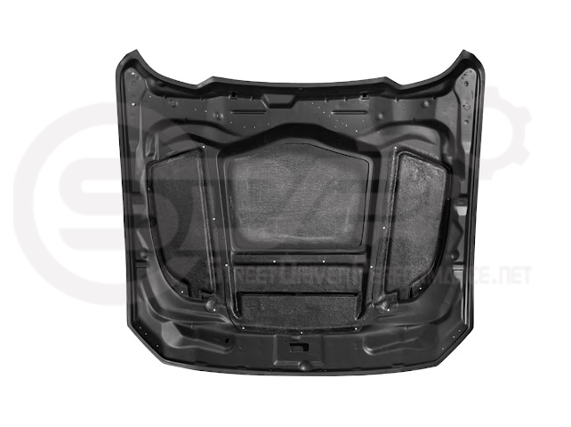 2018-2023 FORD MUSTANG S550 | TERMINATOR STYLE CARBON FIBER FRONT AIR VENTED HOOD
